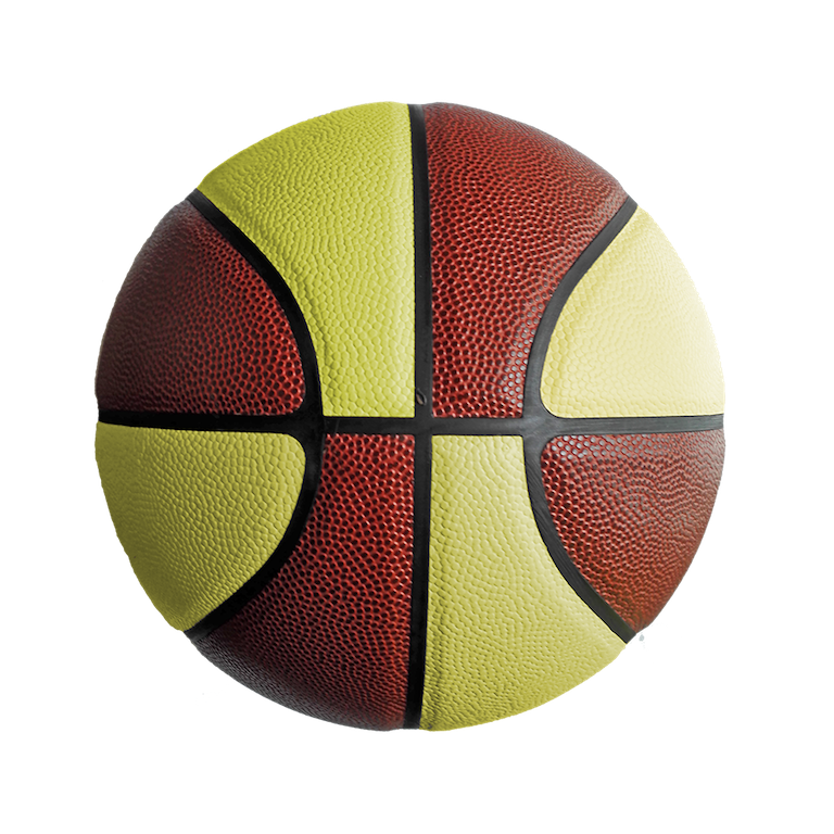 Laminated basketball