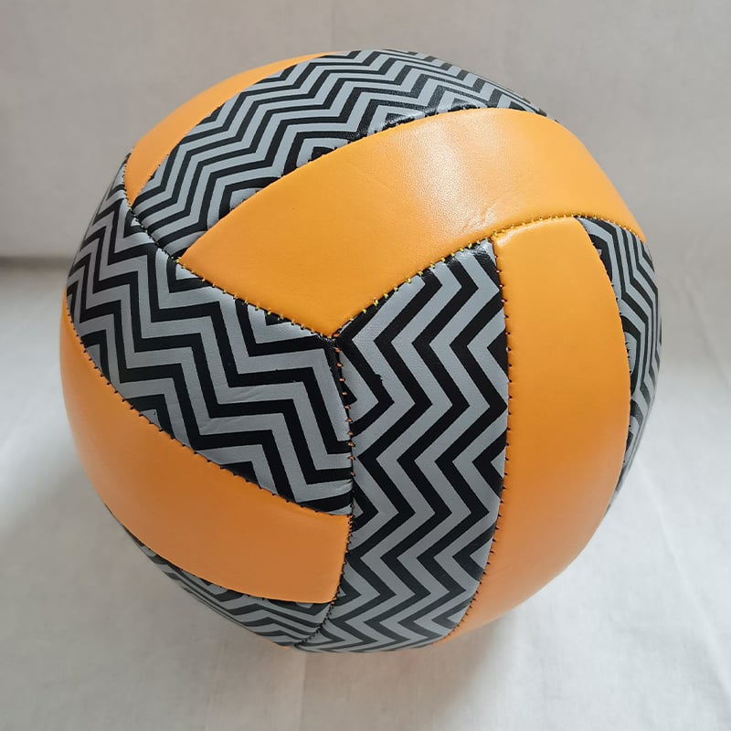 Machine stitched volleyball