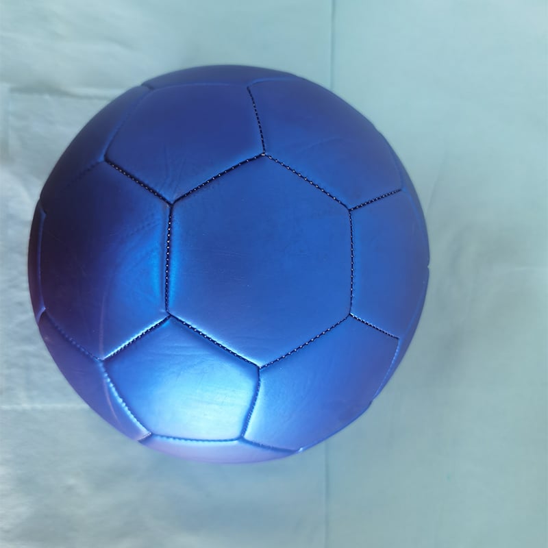 Machine stitched soccer ball