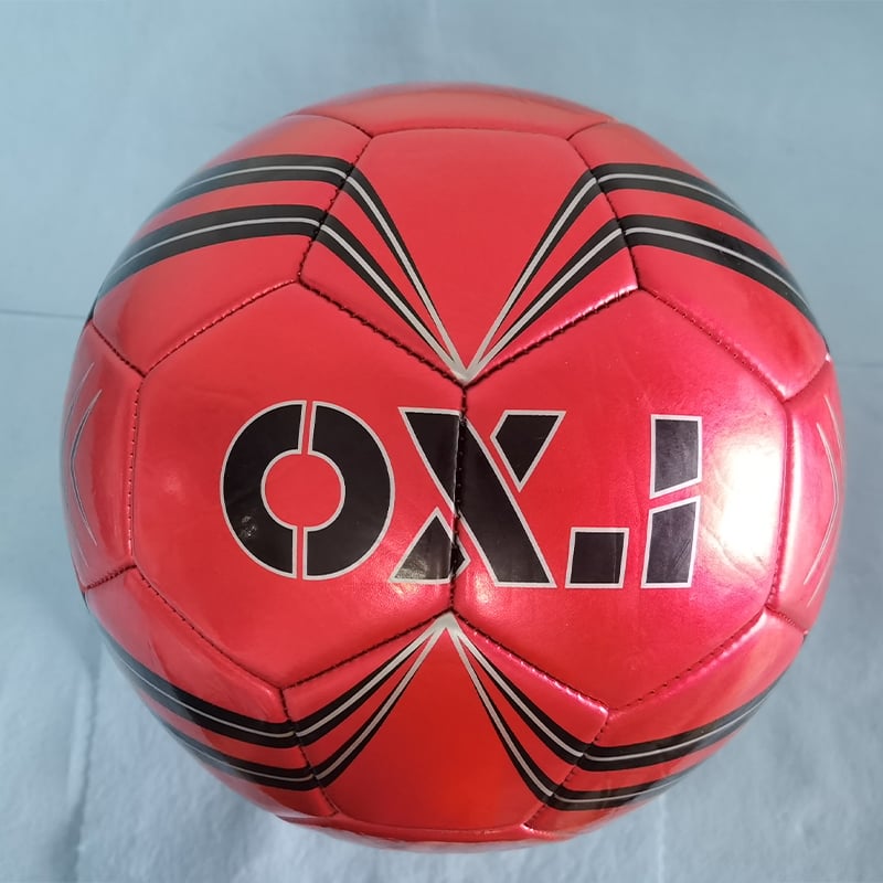 Machine stitched soccer ball