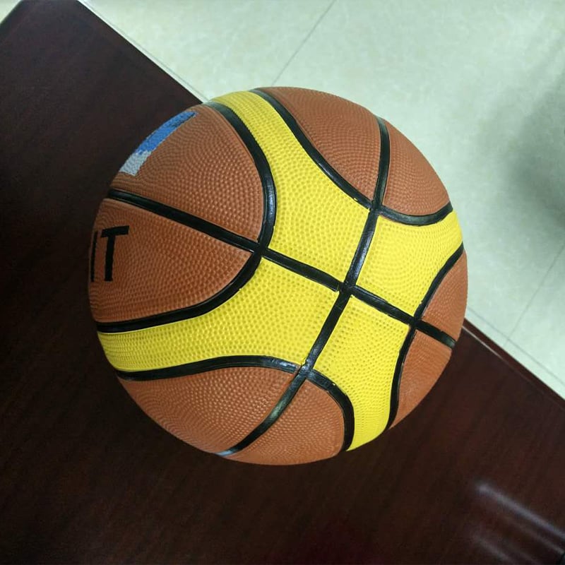 Rubber basketball