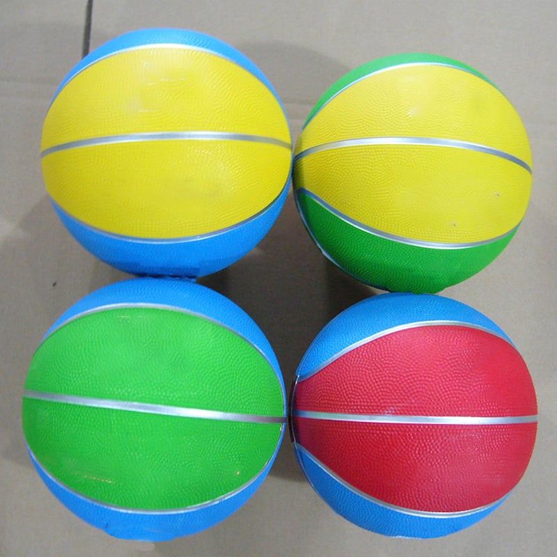 Rubber basketball