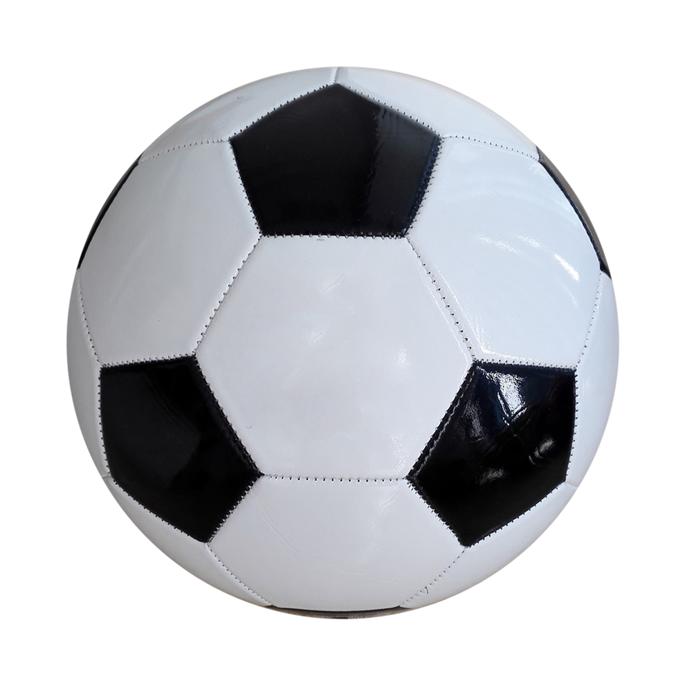 Machine stitched soccer ball